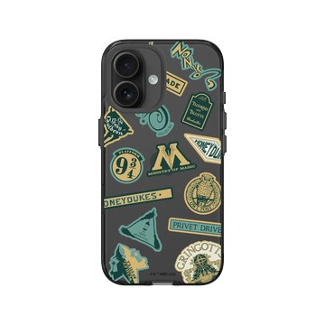 iPhone 16 Clear (相機按鈕) 酷墨灰 - 哈利波特 Harry Potter - Sticker-Wizarding World