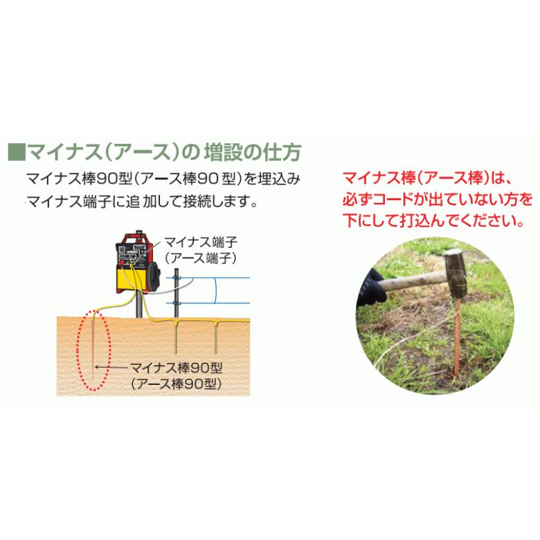 末松電子 電気柵 #709 マイナス棒45型 （アース棒45型）