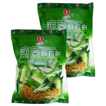 卡賀 蔬菜蘇打餅乾 320g 2袋