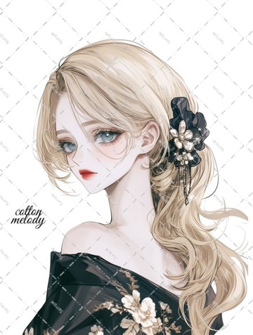 原創貼紙 no.8076 人物貼紙 原創貼紙 人物貼紙 女孩貼紙 原創人物貼紙