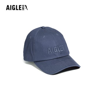 【AIGLE】抗UV棒球帽｜AG-FAZ34A182 深灰藍