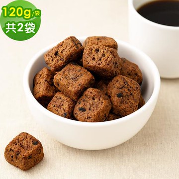 順便幸福 可可司康脆脆120gx2袋(餅乾 零食 甜點)