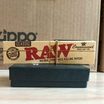【現貨附發票】正品 西班牙  RAW KingSize+紙濾嘴 超薄無漂白慢燃紙 一本32張 (CLASSIC)