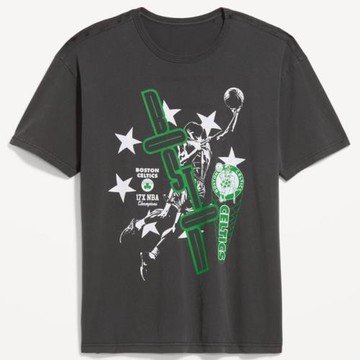 美式高街復古洗水做舊球隊印花短袖T恤街頭男女寬松休閑潮流上衣