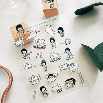 透明割型小貼紙 / 理想生活