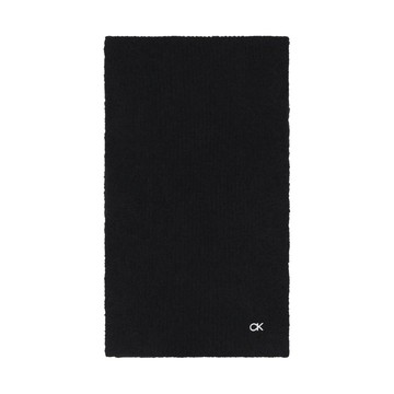 CALVIN KLEIN LUX WOOL SCARF 30X180 黑色男款配件