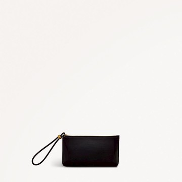 Radley London Womens Leather The Compton Medium Ziptop Pouch - Black Medium