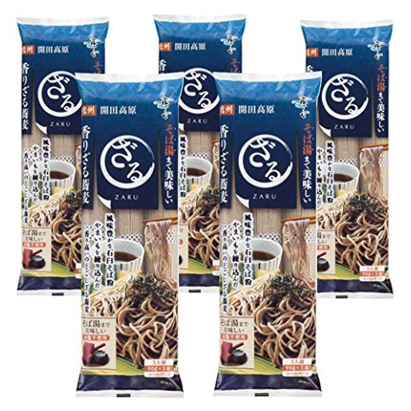 はくばく そば湯まで美味しい蕎麦 ざる 270g×5袋