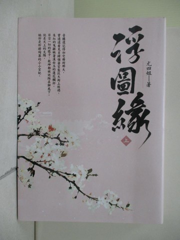 【書寶二手書T1／言情小說_V3Z】浮圖緣（上）電視劇《浮圖緣》原著小說_尤四姐