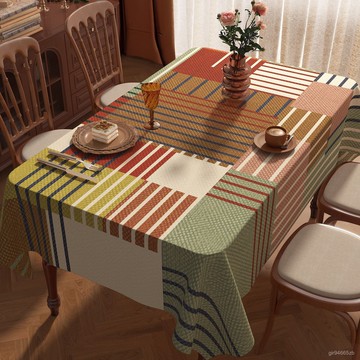 💥今日下殺價💥 美式 桌布 2026年 新款 防水 防油 免洗 輕奢 高級感 防燙 餐桌墊子 茶幾 臺布