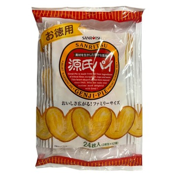 #悠西將# 日本 三立製菓 三立 源氏派 家庭號包裝 愛心千層派餅 愛心餅 蝴蝶餅 三立德用源氏 愛心派