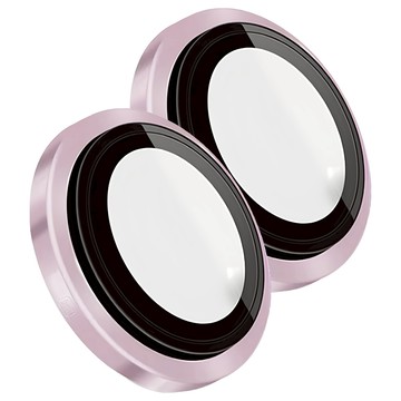 HODA 好貼 藍寶石原機結構鏡頭保護貼 粉色 2個  iPhone 16/16Plus  1盒