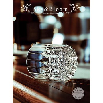SkyBloom詩客星芒威士忌杯水晶玻璃洋酒杯高端酒具加厚玻璃杯酒杯