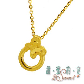 【甜蜜約定】甜蜜純金項鍊-約重1.00錢(NC-S113)