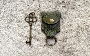 POPO│迷你│皮革鑰匙包 leather