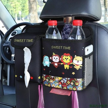 藝品上新👒車載垃圾桶 車掛式 車內收納桶 車上車用垃圾袋 汽車裝飾用品 汽車裝飾品 Ipsi
