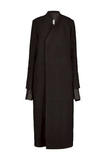 Rick Owens Museum Wool Coat Clothing