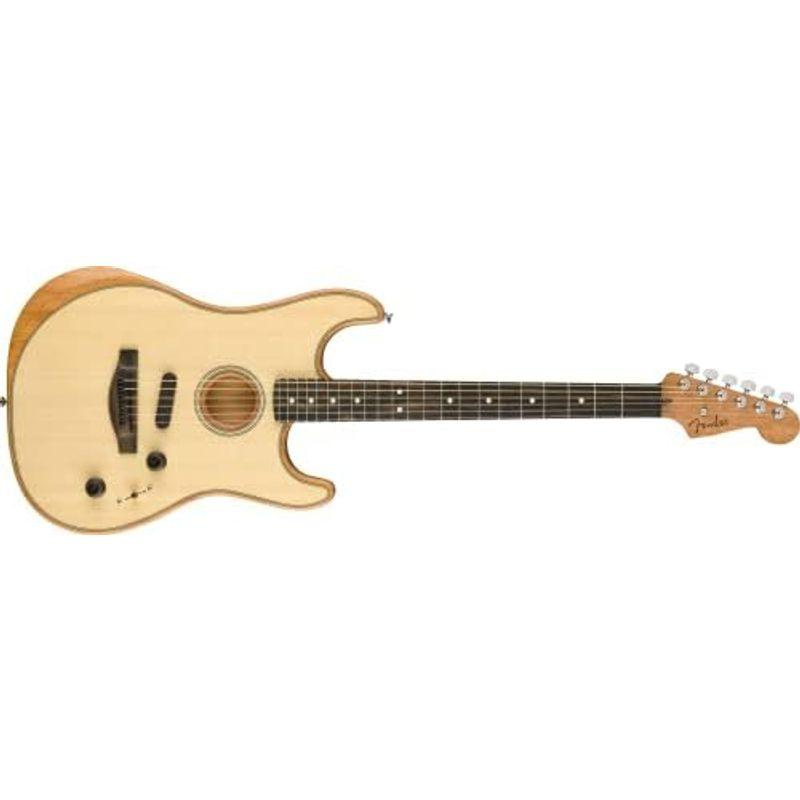 エレクトリックギター Fender フェンダー アコースタソニック American Acoustasonic? Stratocaster?, Ebony Fin