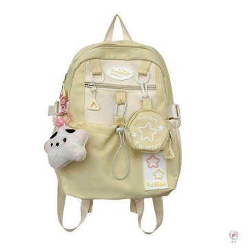 👜爆款書包👜 雙肩包高顏值初中女生可愛少女書包高中學生韓版星星揹包大容量書包 雙肩包 包包