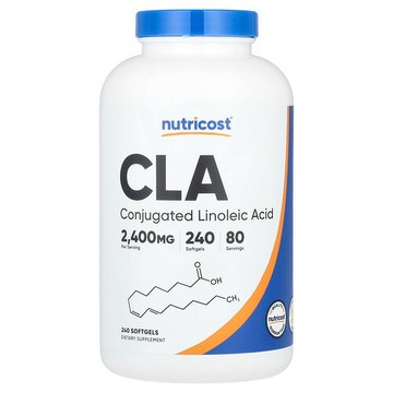 Nutricost, CLA，240 粒軟膠囊（每粒軟膠囊 800 毫克）