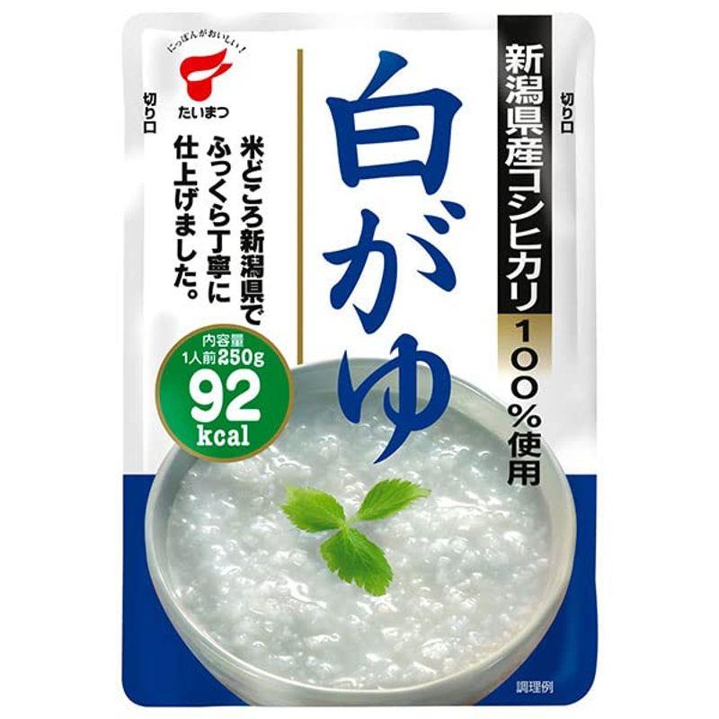 たいまつ食品 白がゆ 250g×10袋入×(2ケース)