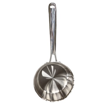 ABM 三層複合不鏽鋼單柄調理鍋 16cm 高8cm  銀色  1個