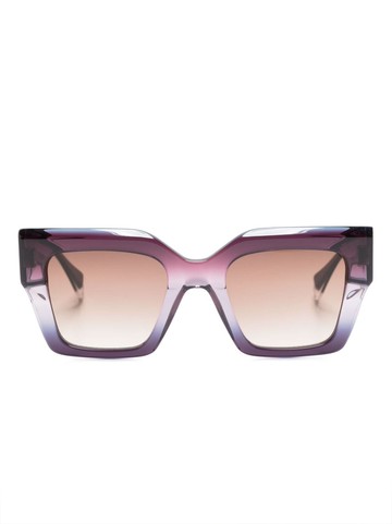 GIGI STUDIOS - Kendall geometric-frame sunglasses - unisex - Acetate - One Size - Purple