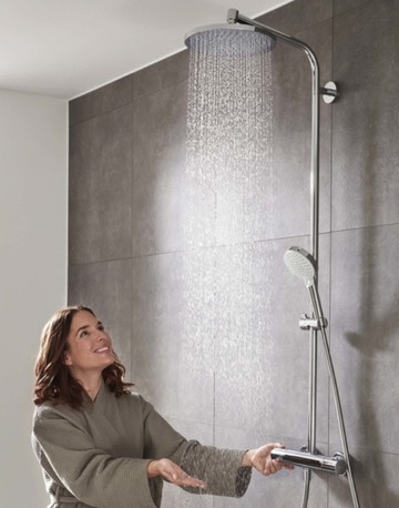 【麗室衛浴】客戶多訂寄賣只有一組 德國HANSGROHE Crometta S 定溫淋浴花灑組 27267