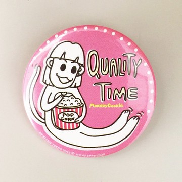 胸章 愛倫猴系列-螢幕前的好時光 | MonkeyCookie