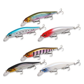 【TTFF】路亞餌新鐳射響珠米諾假餌六色ABS塑膠硬餌14.6cm/15g水上垂釣擬餌漁具現貨批