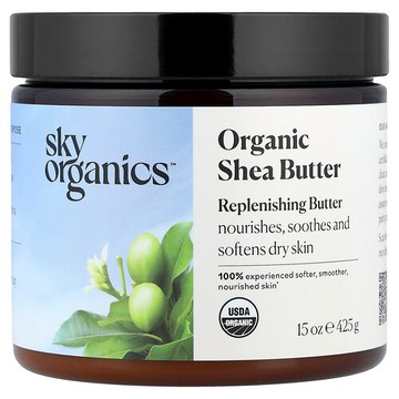 Sky Organics, 有機乳木果油，15 盎司（425 克）