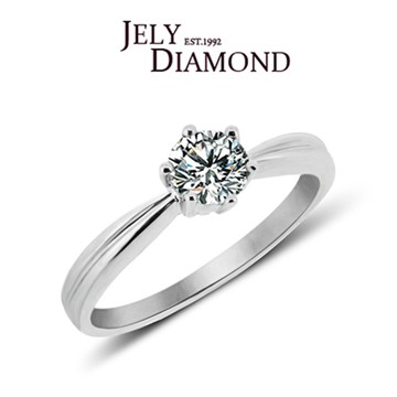 【JELY】永恆承諾0.30克拉-八心八箭完美車工鑽戒