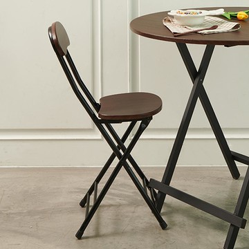 PickCha 多用途折疊式餐椅  1個  深棕色