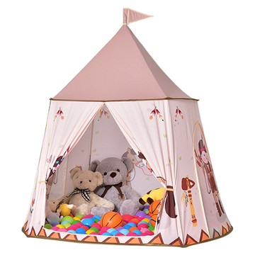 PAPA'S TOY 可愛風圓形印地安帳篷  116 x 116 x 123 cm  多色  1個