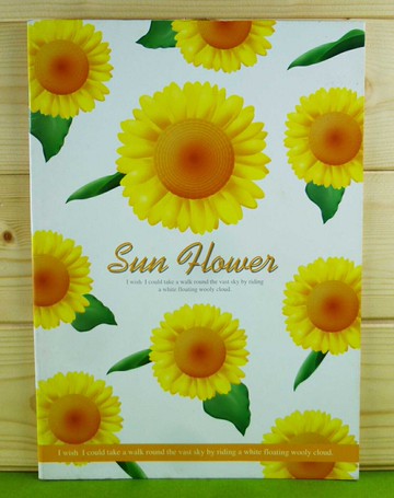 【震撼精品百貨】太陽花 筆記本 黃【共1款】 震撼日式精品百貨
