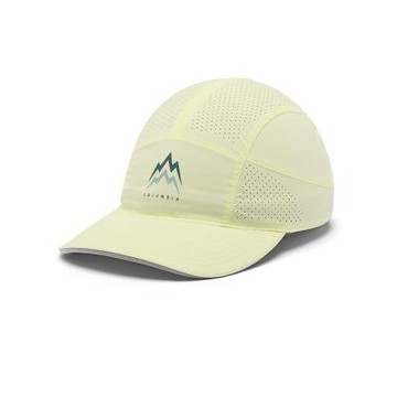 Columbia 哥倫比亞 中性-涼感快排運動帽-Speed Trail Ball Cap-檸檬黃(UCU86230CT/KS)