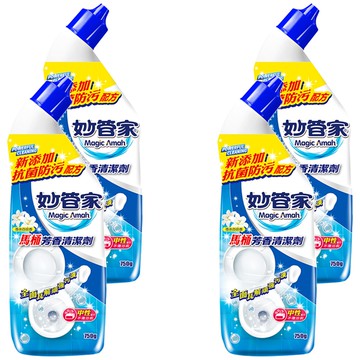 Magic Amah 妙管家 馬桶芳香清潔劑 清水百合香 全面瓦解頑垢  750g  4瓶