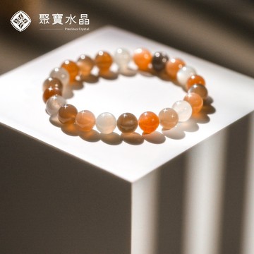 【彩月光石手珠】項鍊 戒指 耳環 手鐲 手排 原礦 手珠 吊墜 球 多肉