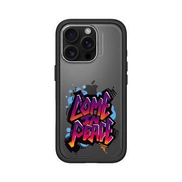 iPhone 16 Pro Mod NX 黑 - Graffiti / 街頭塗鴉 - 我為和平而來