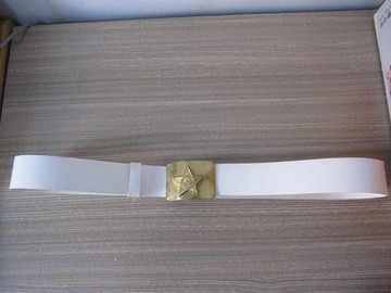 蘇聯白色禮服腰帶/俄軍腰帶/蘇聯白色腰帶/男士腰帶1入
