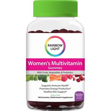 Rainbow Light Women's Multivitamin Gummies Mixed Berry 100 Gummies