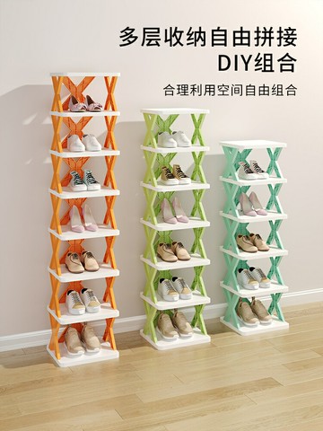 鞋架子簡易家用門口收納神器新款放鞋柜室內多層省空間小型置物架/鞋架/鞋櫃/儲物架/收納架/置物架/放鞋櫃/換鞋櫃