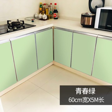 櫥櫃貼紙/改色貼膜/裝飾墻紙 廚房櫥櫃門烤漆貼紙自黏防水防油防潮加厚櫃子衣櫃家具翻新貼膜【CM16736】