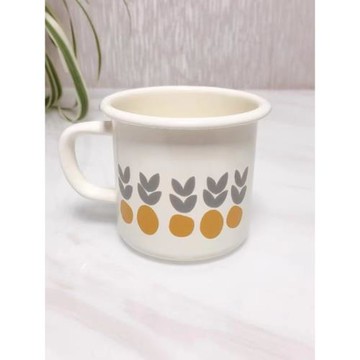 健豐日式INS北歐法式復古琺瑯女生搪瓷水杯牛奶咖啡戶外杯馬克杯