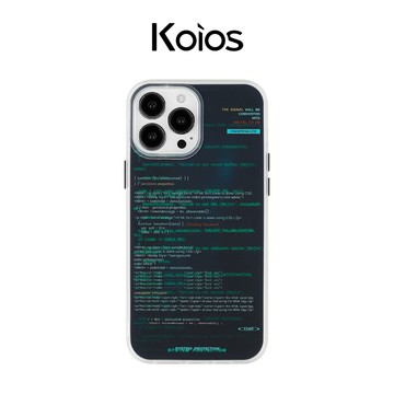 【Koios】iPhone｜程式碼鐳射磨砂手機殼 16 15 14 13 Pro Max 保護殼 防摔殼 防撞殼 保護套