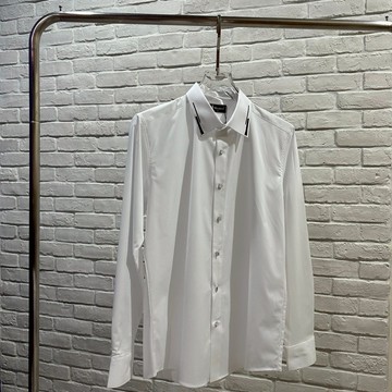 TOP_KOREA  正韓CF MELLENIUM 抗皺免燙領口雙紋長襯 D1177