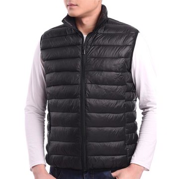 冬季男士馬甲輕薄羽絨棉背心休閑坎肩立領外套保暖厚外穿馬夾潮流