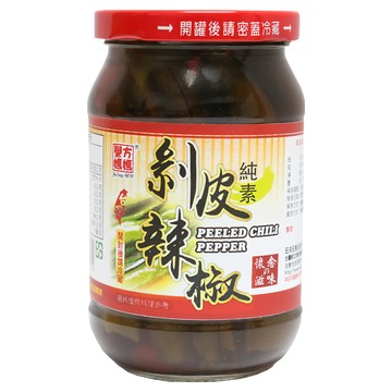 譽方媽媽 剝皮辣椒 純素懷念滋味  380g  1罐