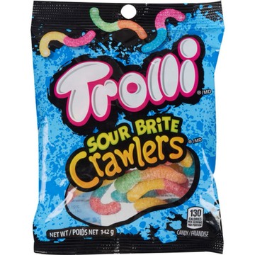 🇨🇦 加拿大 Trolli 酸爆‼️蟲蟲軟糖 142g 雙色軟糖 酸糖 辦公室零食