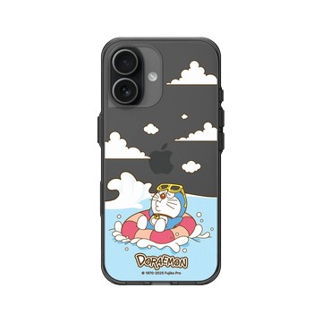 iPhone 17 Clear (相機按鈕) 酷墨灰 - 哆啦A夢 Doraemon - 玩水趣